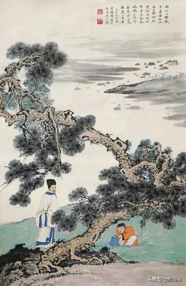 松下问童子全诗（松下问童子绘画）