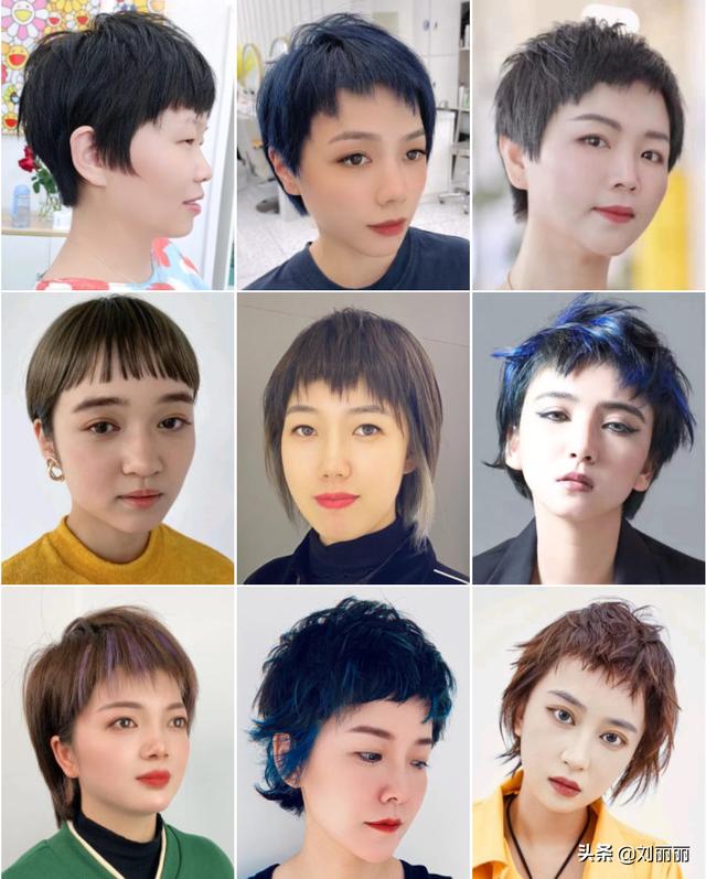 bob烫发发型图片短发