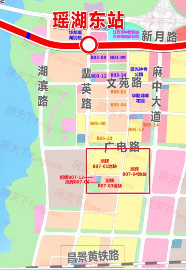 麻丘4957户瑶湖东岸大盘旭辉高新