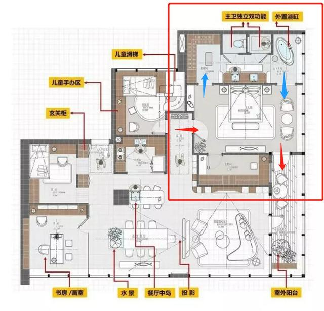 地毯卧室装修效果图(主卧室地毯装修效果图大全)