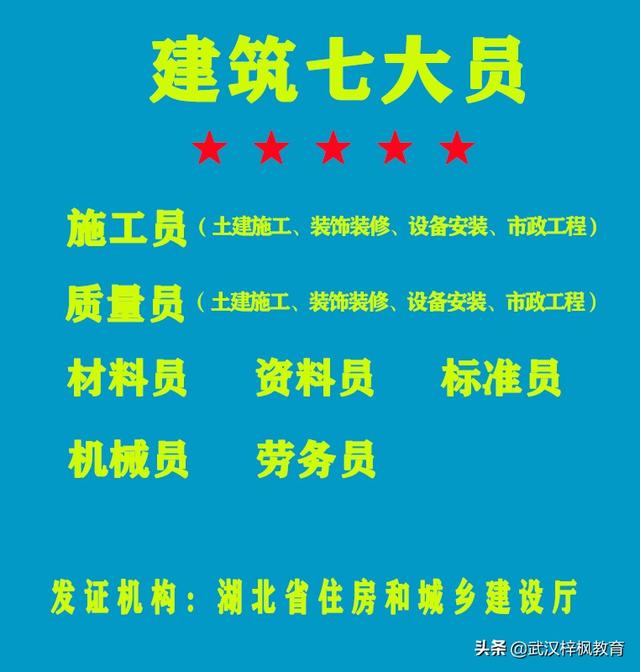 湖北省住建厅重要通知：七大员电子证书时代即将开启