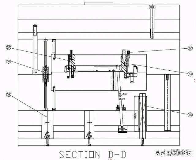 打印机底壳热流道注塑模设计+3d