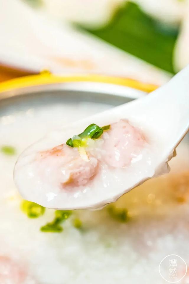初秋舒心的滿足，是肉丸粥的幸福味道