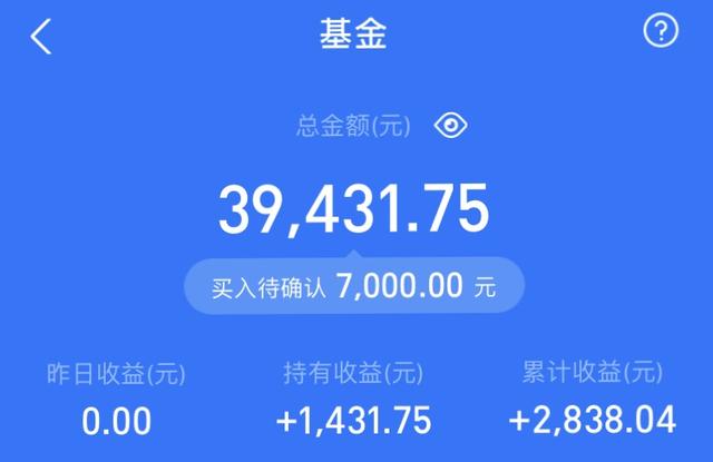 支付宝买基金当日收入支付宝买基金