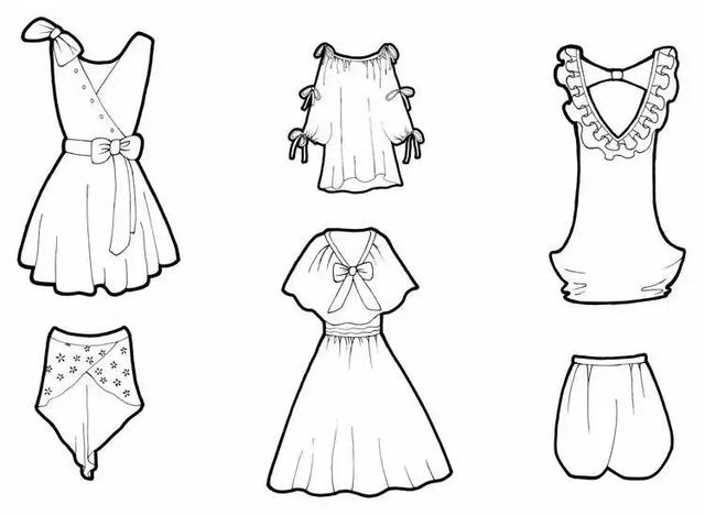 儿童简笔画衣服,衣服简笔画合集简单(10款卡通衣服的画法)