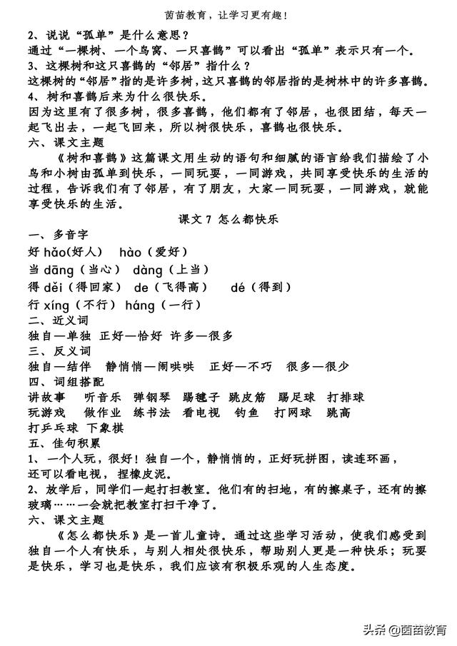 得多音字组词