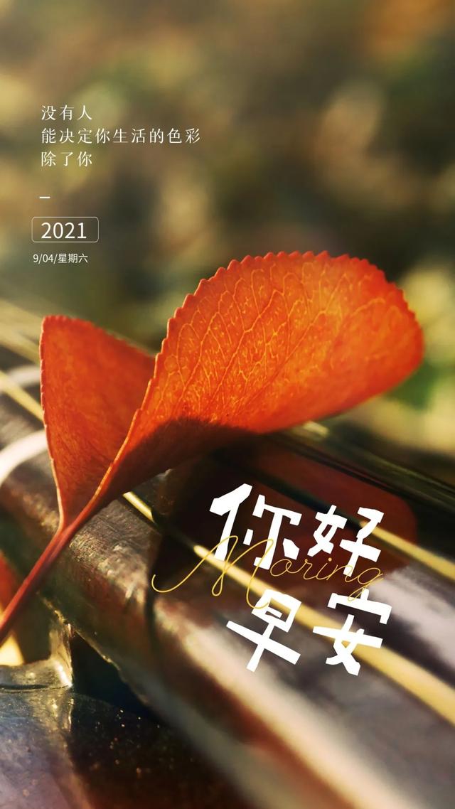 一句话早安心语励志经典句子；早安