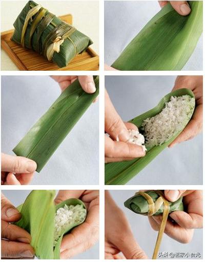 三角粽子怎么包,三角粽简单包法