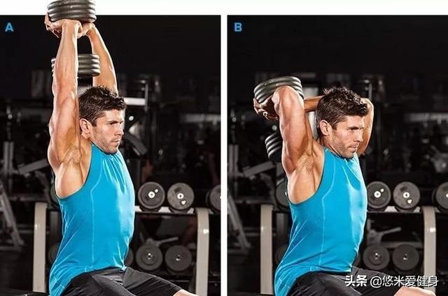 肱三头肌锻炼动作图片