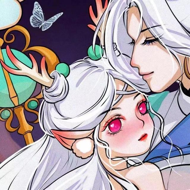 王者情侣头像一男一女情头q版,爆好看的王者荣耀男女头像,情侣头像