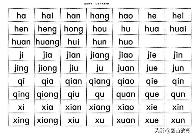 xun的拼音，一年级语文拼音难点？