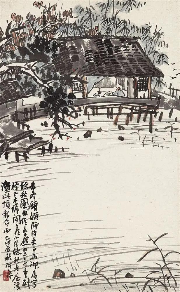 这幅精美的山水画共70幅插图
