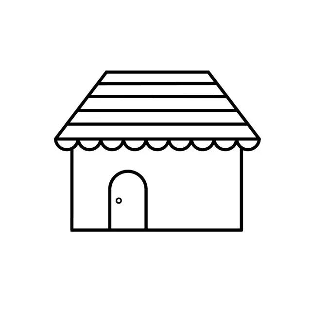 花房子大树小花简笔画(大树房子简笔画教程)(23)