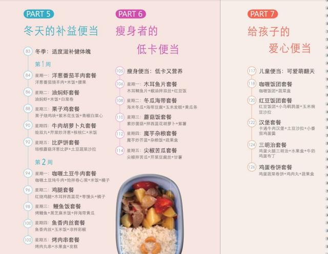 午餐食谱大全 午餐食谱大全