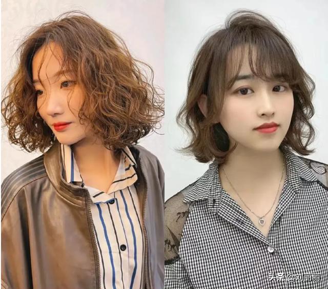 bob烫发发型图片短发