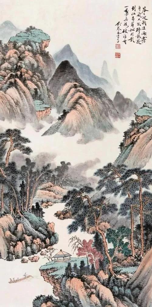 五琴木山水画赏析插图