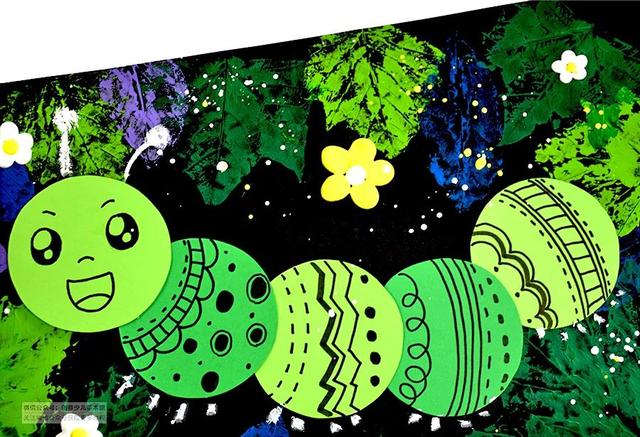 儿童画基本线条(毛毛虫线条画图片)