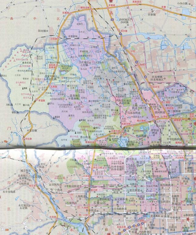 北京海淀区行政区划图详细到街道(海淀大街8号属于什么街道)