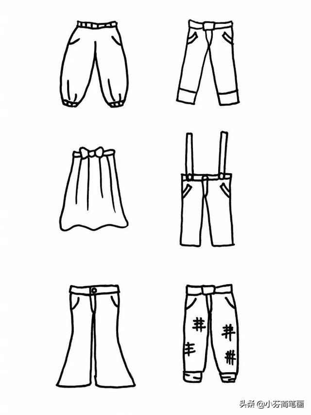 一步一步教画衣服简笔画(各类衣服的画法)(21)