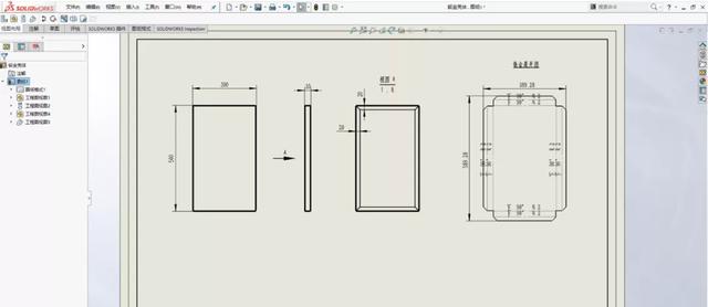 solidworks钣金工程图展不开