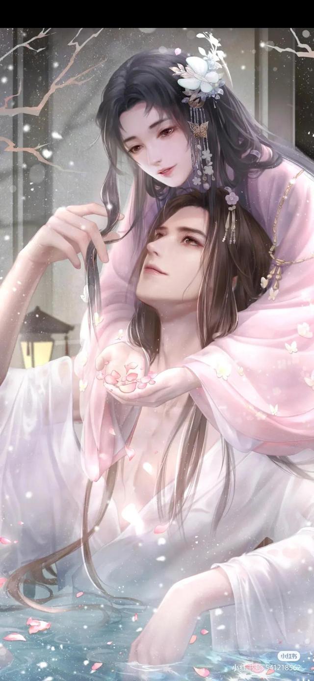 情侣古风意境唯美图片古风红尘共婵娟情侣唯美图片