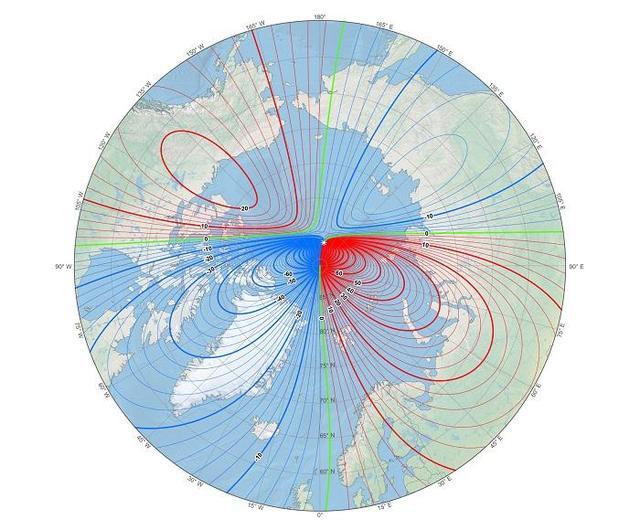 地磁北极