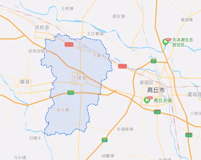 宁陵县各乡镇地图图片