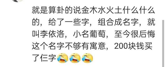 你的孩子出生以后 名字是谁给起的？网友：随意起的