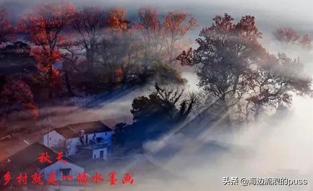 秋天 乡村就是一幅水墨画 太阳信息网