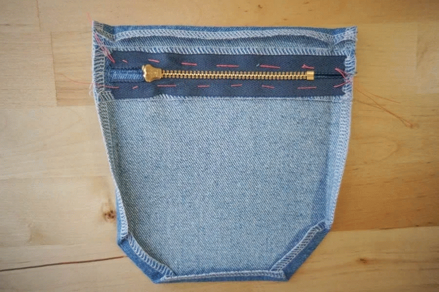 方格裤子外贴袋儿怎么制作(牛仔裤后贴袋制作步骤)_手工miao