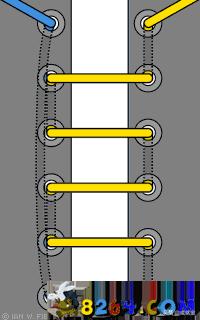 好看的鞋带系法（系鞋带的方法图片）
