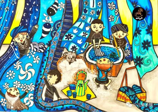 精选54张创意少儿绘画+装饰线描优秀范画，让孩子轻松上手