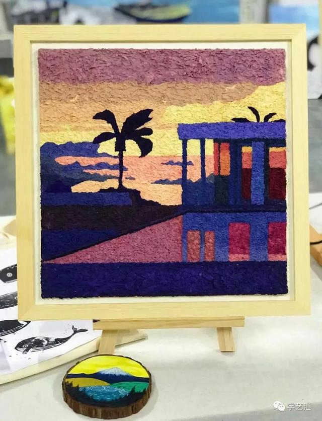 纸浆画简单好看的纸浆画