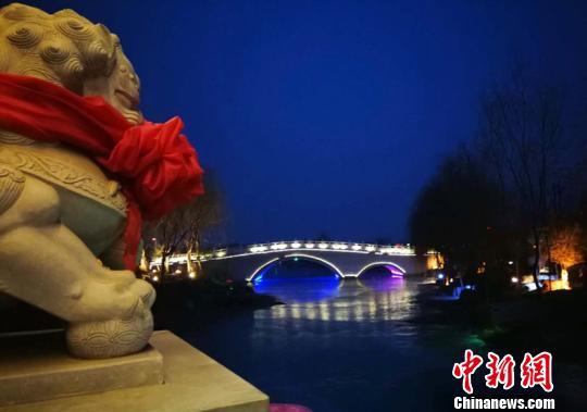 宁夏工程灯光展举行