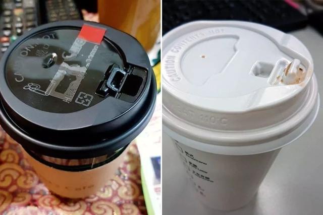 咖啡盖子上的两个孔哪个是喝的（咖啡盖子上的两个坑）