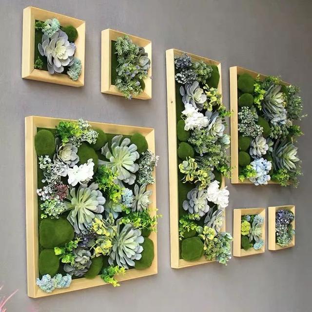 仿真绿植装饰效果图（绿植设计与3d创意效果图）(16)