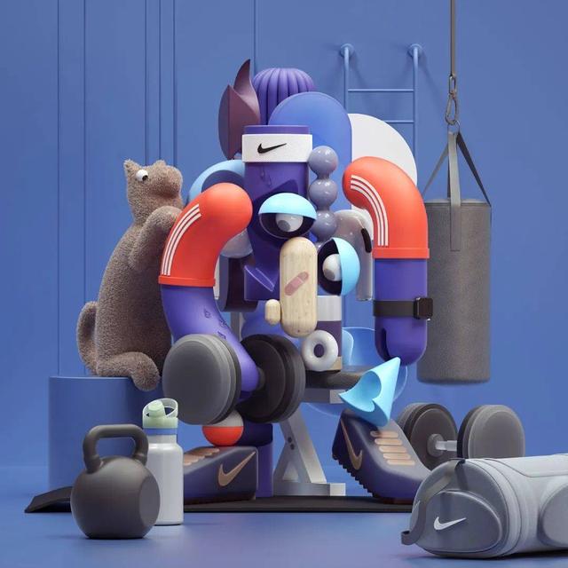 当毕加索用起C4D