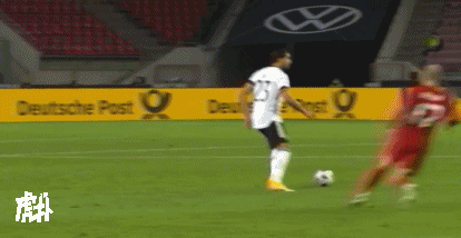 GIF:哈弗茨两助攻诺伊豪斯首秀破门,德国领先土耳其