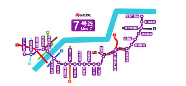 杭州地铁机场快线今年通车时间,直达机场刚刚杭州地铁4条新线一起开通