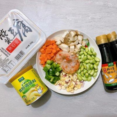 青豆豆腐虾仁做法大全家常（鲜味杂炒舀着吃）(2)