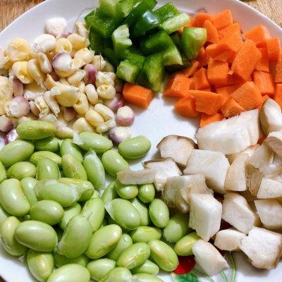 青豆豆腐虾仁做法大全家常（鲜味杂炒舀着吃）(6)