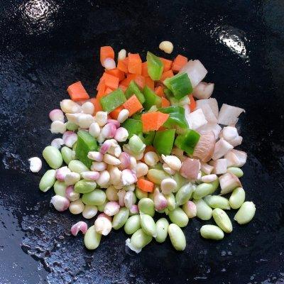 青豆豆腐虾仁做法大全家常（鲜味杂炒舀着吃）(8)