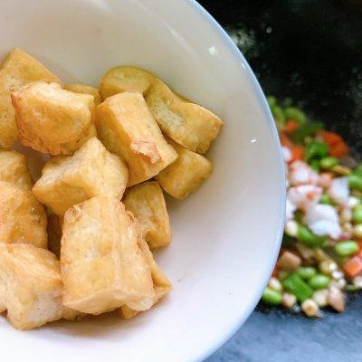 青豆豆腐虾仁做法大全家常（鲜味杂炒舀着吃）(13)