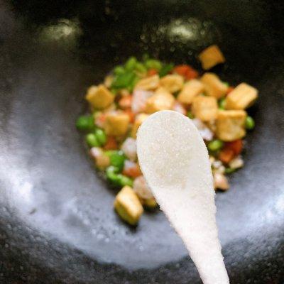 青豆豆腐虾仁做法大全家常（鲜味杂炒舀着吃）(14)