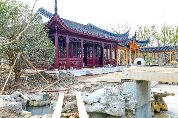 全国城市展园主体工程
