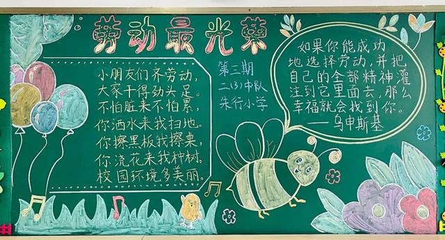 五一黑板报图片大全简单又漂亮