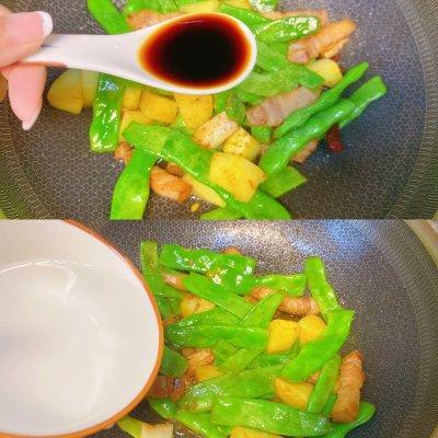 五花肉炖豆角