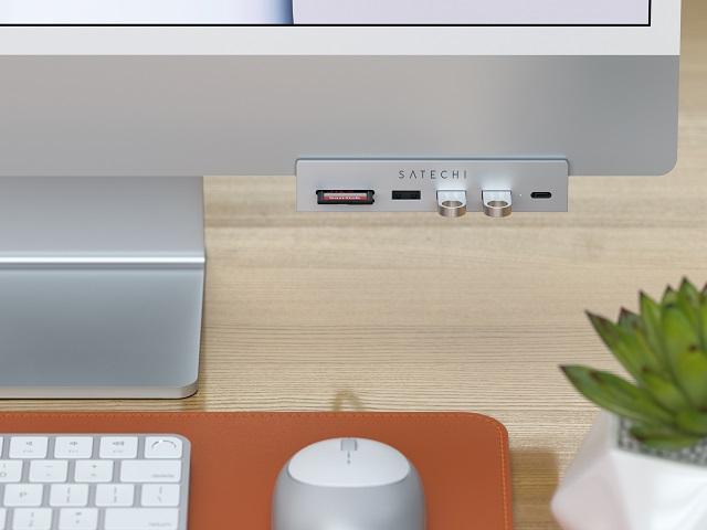 Satechi為2021年款蘋果iMac推出鋁制USB-C前置接口面板