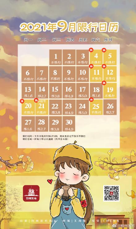 郑州市现在开始车辆限行了吗（郑州市将从9月13日）(1)