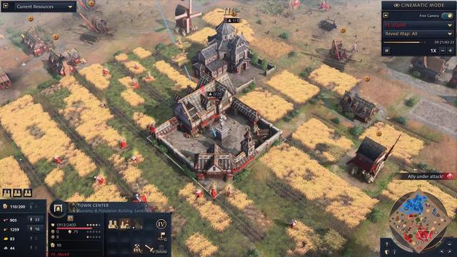 《帝国时代4》开发者多人模式1v1对战视频分享